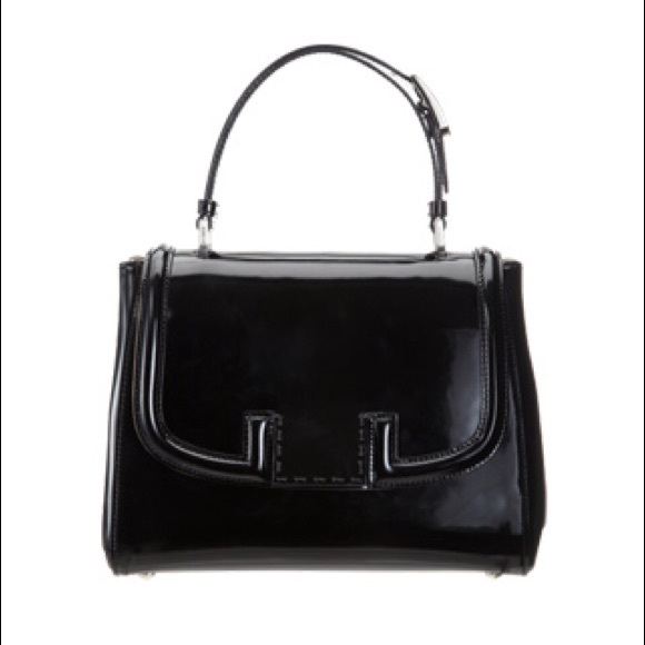 Fendi Silvana Patent Satchel- Vintage - Picture 1 of 8